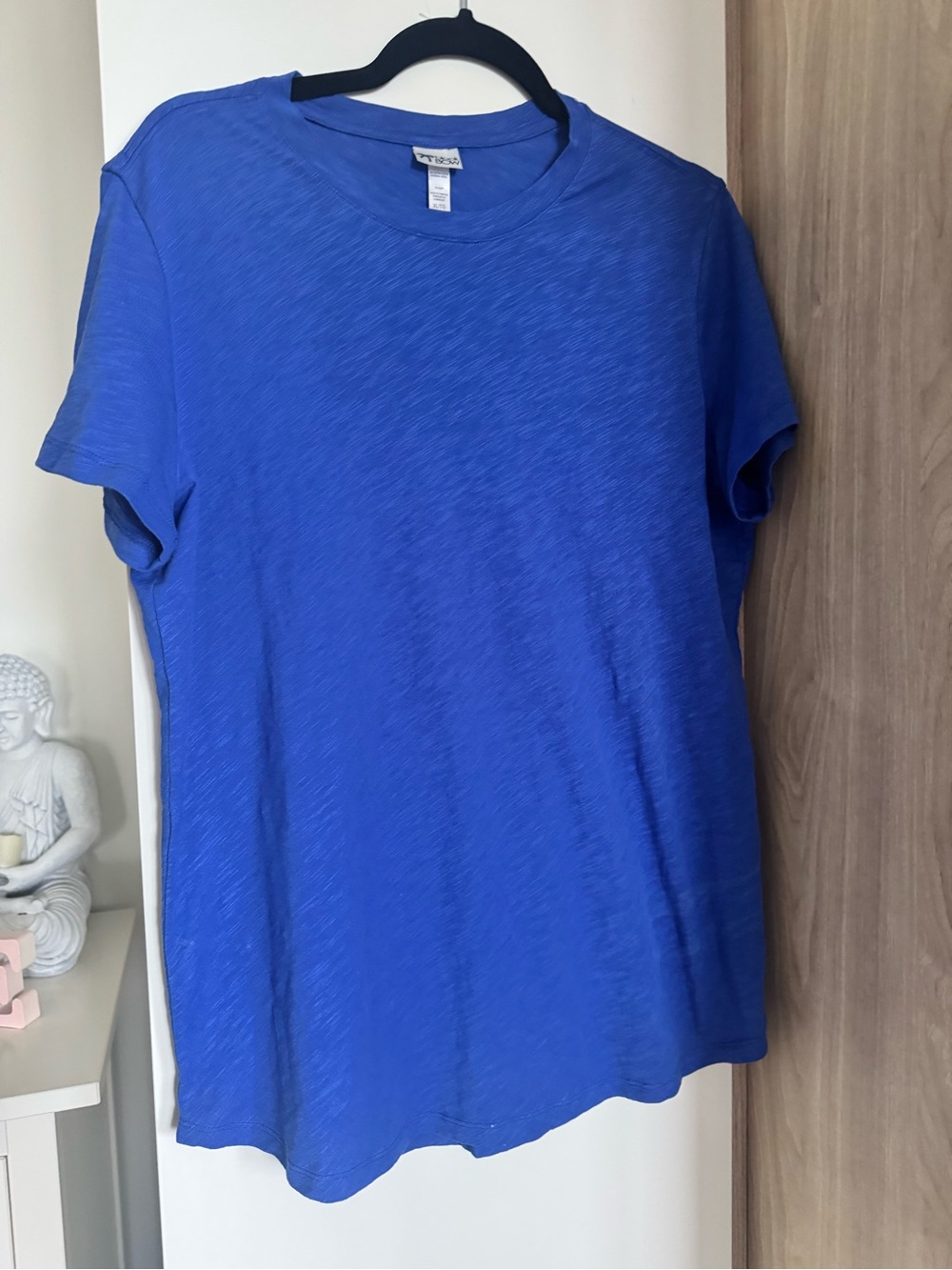 Women's Royal Blue Crewneck Short Sleeve Tee